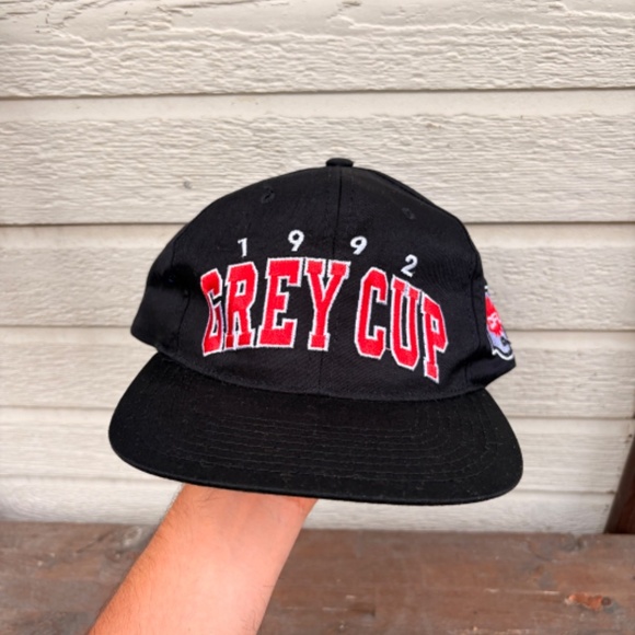 Vintage GREY CUP Football 1992 CFL trucker hat Starter Script - Picture 2 of 7